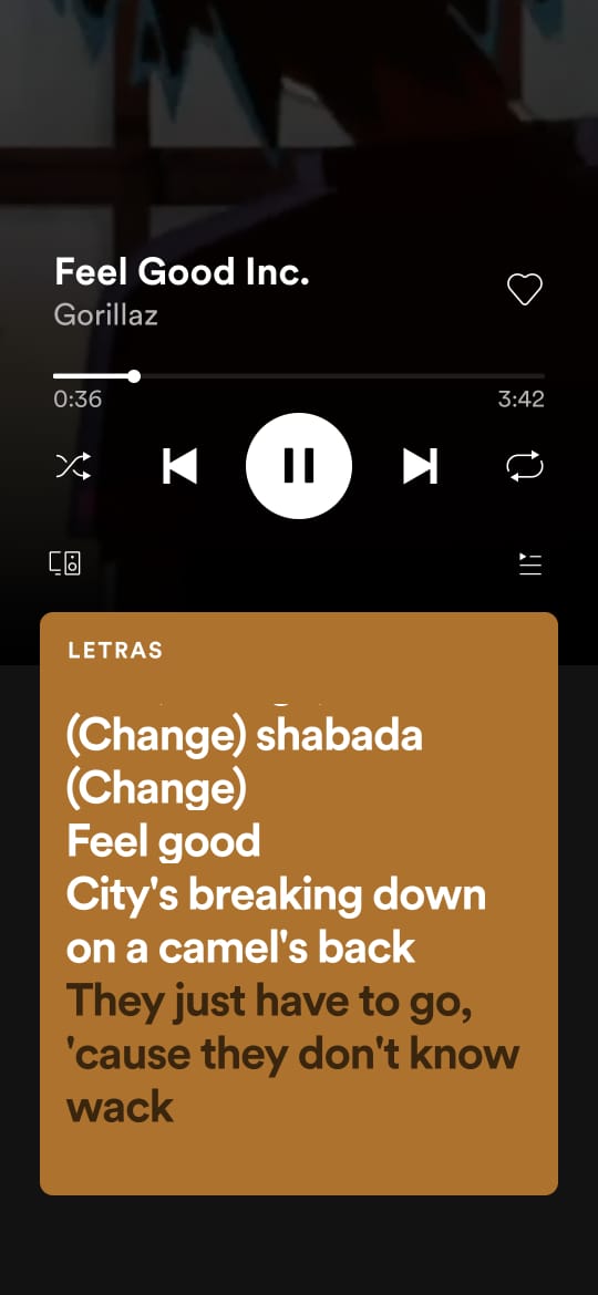 Spotify habilitó la función de ver la letra de una canción en tiempo real