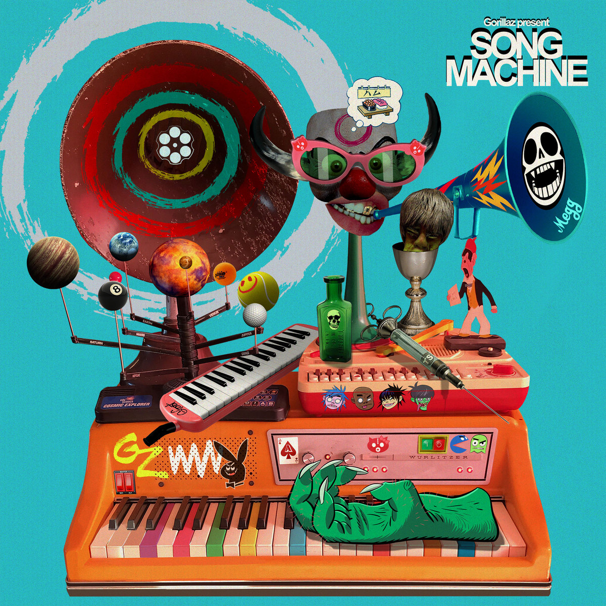 Beck, Elton John y más aparecerán en el disco 'Song Machine' de Gorillaz