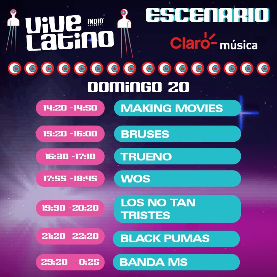 Anótenle: ¡Aquí están los horarios oficiales del Vive Latino 2022!