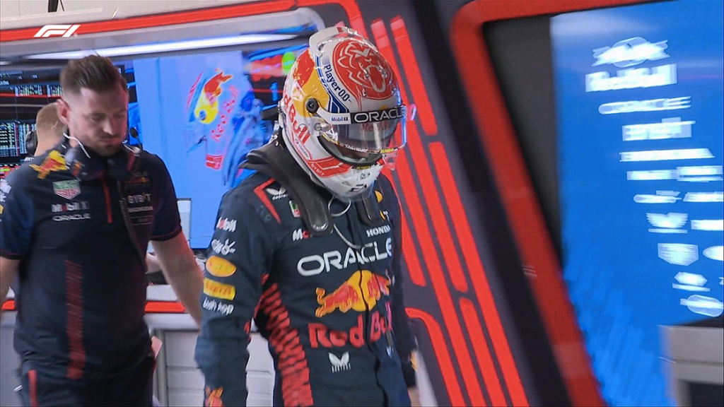 el abandono de Verstappen en la quali del GP de Arabia