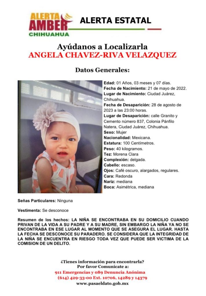 bebe-angela-1-ano-sobrevivio-asesinato-padres-ciudad-juarez